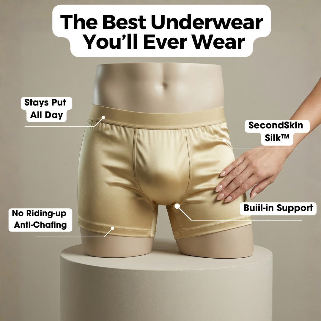 Boxers Reinvented: HUSH WEAR Premium Silk Boxer Shorts