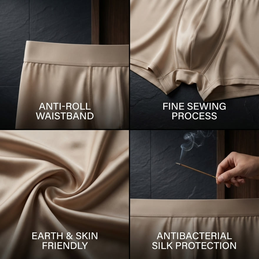 Boxers Reinvented: HUSH WEAR Premium Silk Boxer Shorts