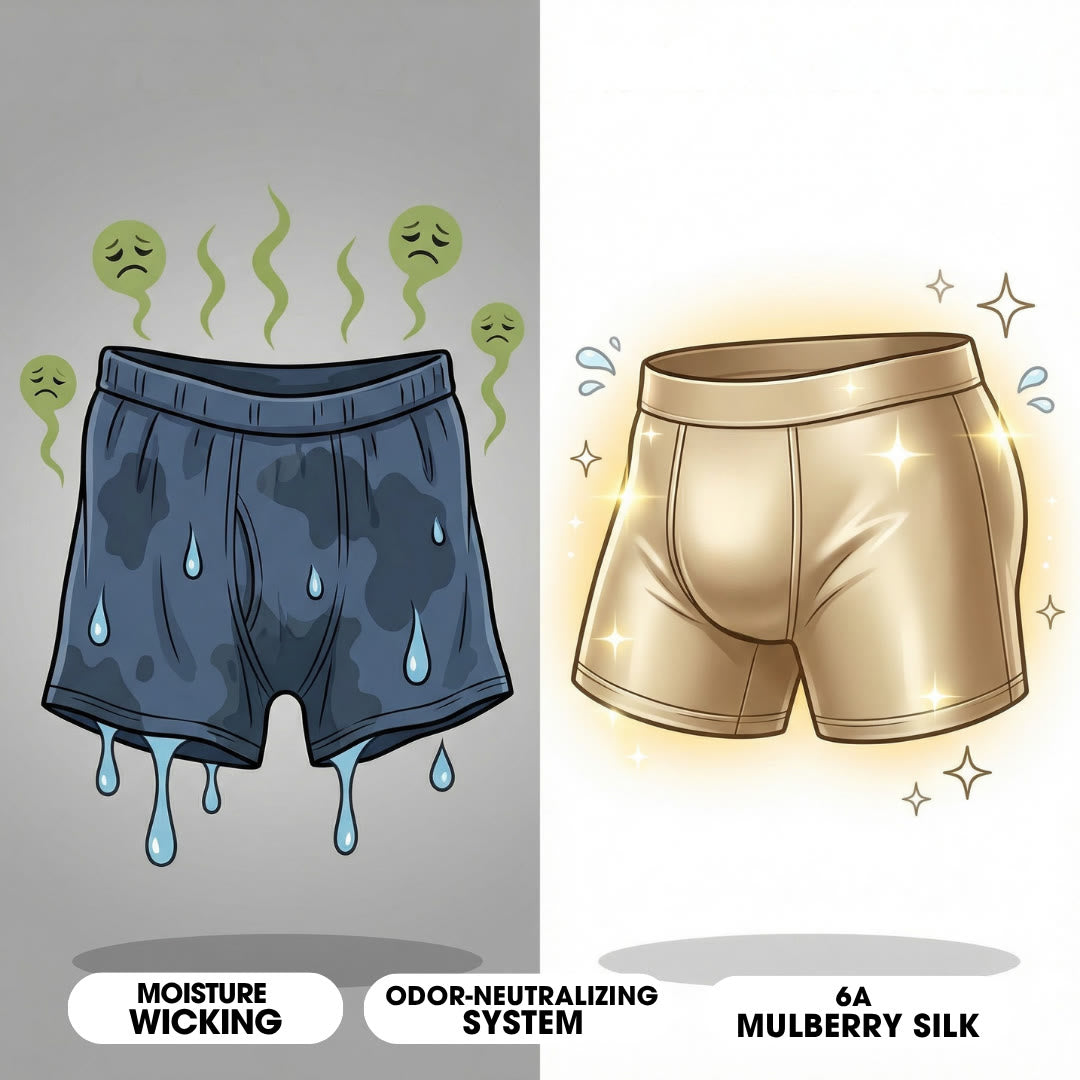 Boxers Reinvented: HUSH WEAR Premium Silk Boxer Shorts