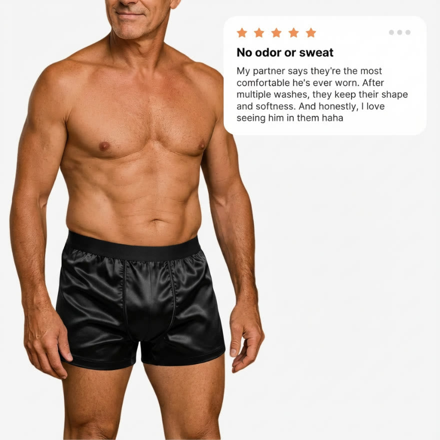 Boxers Reinvented: HUSH WEAR Premium Silk Boxer Shorts