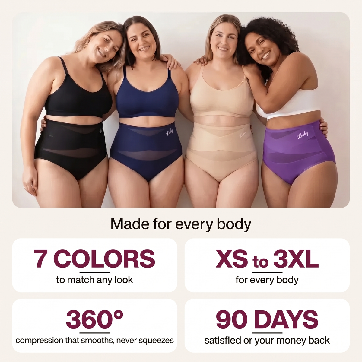 HUSH WEAR Sculpt Brief™ · Postpartum Support