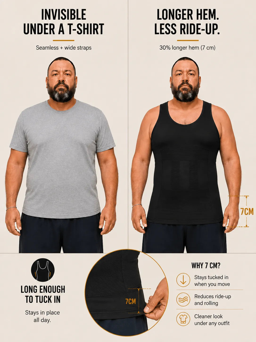HUSH WEAR™ Men's Compression Tank