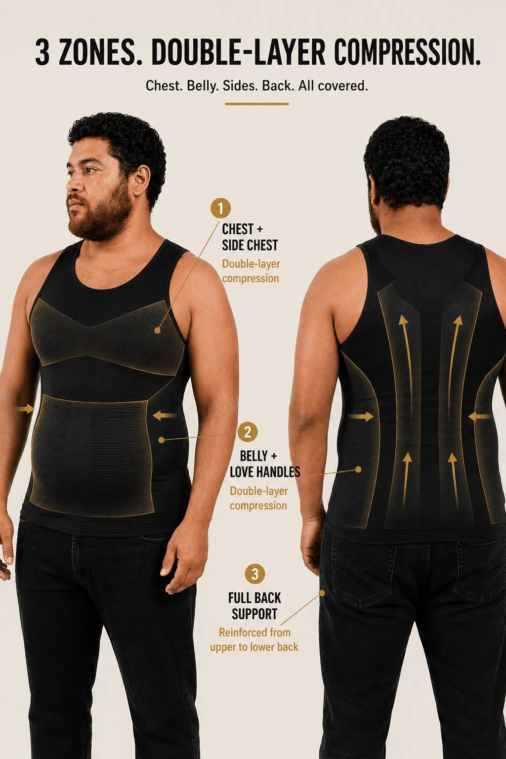HUSH WEAR™ Men's Compression Tank